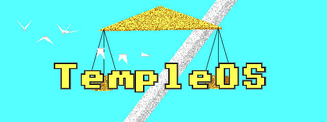 A cropped edit of the TempleOS logo.